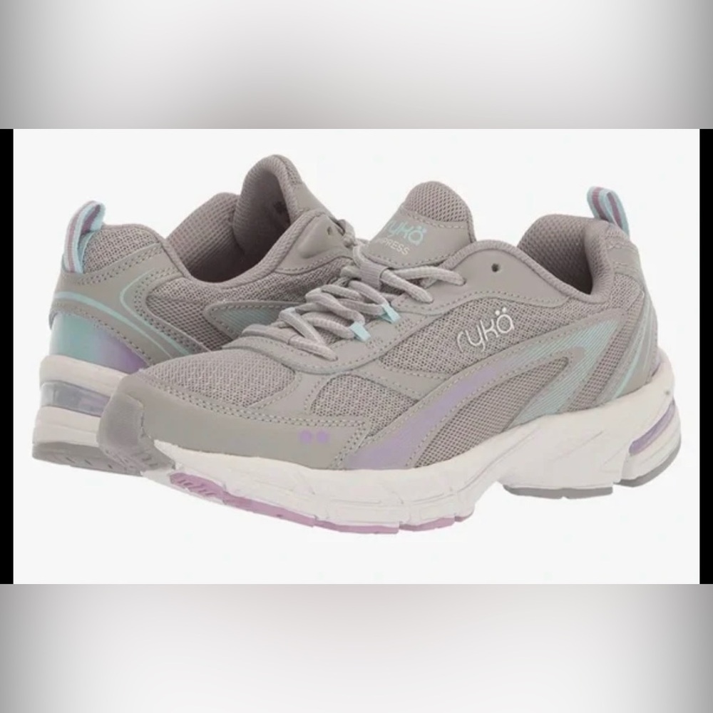 Ryka Women's Gray and Lavender Sneakers